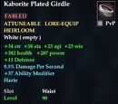 Kaborite Plated Girdle