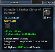 Naturalist's Leather Gloves of Harmony