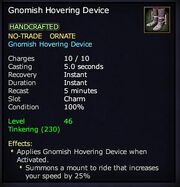 Gnomish Hovering Device