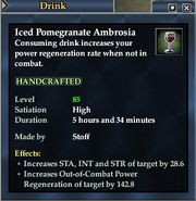 Iced Pomegranate Ambrosia