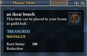 An iksar bench