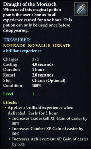 Draught of the Monarch (LoN Card)