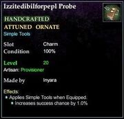 Izzitedibilforpepl Probe