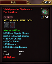 Waistguard of Systematic Decimation