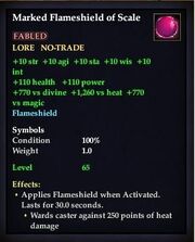 Marked Flameshield of Scale