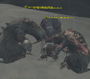 An wretched undead ulthork
