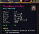 Strong Blood of the Wolf