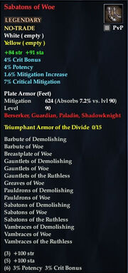 Sabatons of Woe