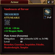 Vambraces of Fervor