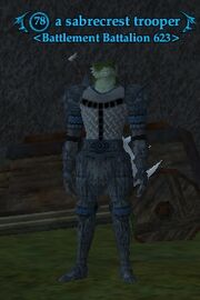 A sabrecrest trooper
