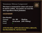 Venomous Shissar Longsword