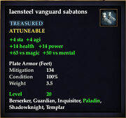 Laensteel vanguard sabatons