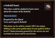 A kobold heart