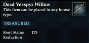 Dead Vesspyr Willow