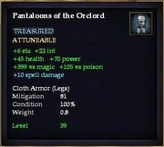 Pantaloons of the Orclord