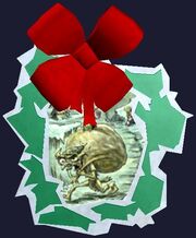 Personalized Frostfell greeting card (Visible)