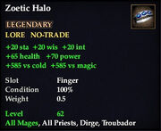 Zoetic Halo