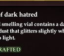 Extract of dark hatred
