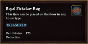 Regal Pickclaw Rug
