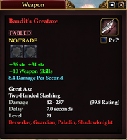 Bandit's Greataxe