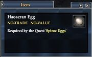 Haoaeran Egg