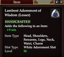 Lambent Adornment of Wisdom (Lesser)