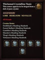 Thickened Crystalline Tunic