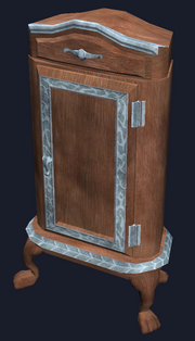 Mahogany dresser (Visible)
