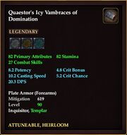 Quaestor's Icy Vamrbaces of Domination