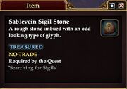 Sablevein Sigil Stone