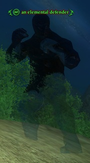 An elemental defender