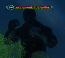 An elemental defender
