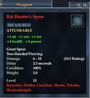 Rat Hunter's Spear