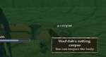 Wad'dah's rotting corpse