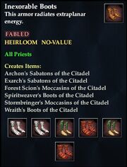 Inexorable Boots