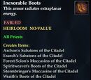 Inexorable Boots