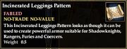 Incinerated Leggings Pattern