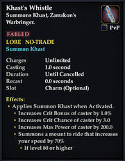 Khast's Whistle summoner