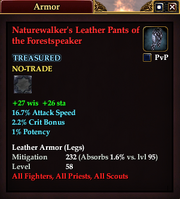 Naturewalker's Leather Pants of the Forestspeaker