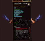 Ritualistic Dagger of Withering