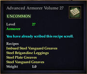 Advanced Armorer Volume 27