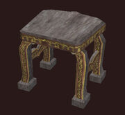 An Ornate Freeport Stool Placed