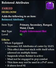 Bolstered Attributes
