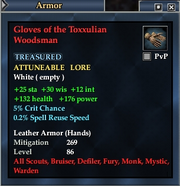 Gloves of the Toxxulian Woodsman