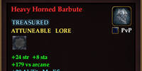 Heavy Horned Barbute