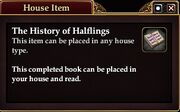 The History of Halflings (House Item)