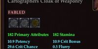 Cartographers Cloak of Weaponry