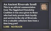 An Ancient Rivervale Scroll