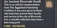 An Ancient Rivervale Scroll