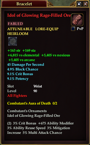 Idol of Glowing Rage-Filled Ore